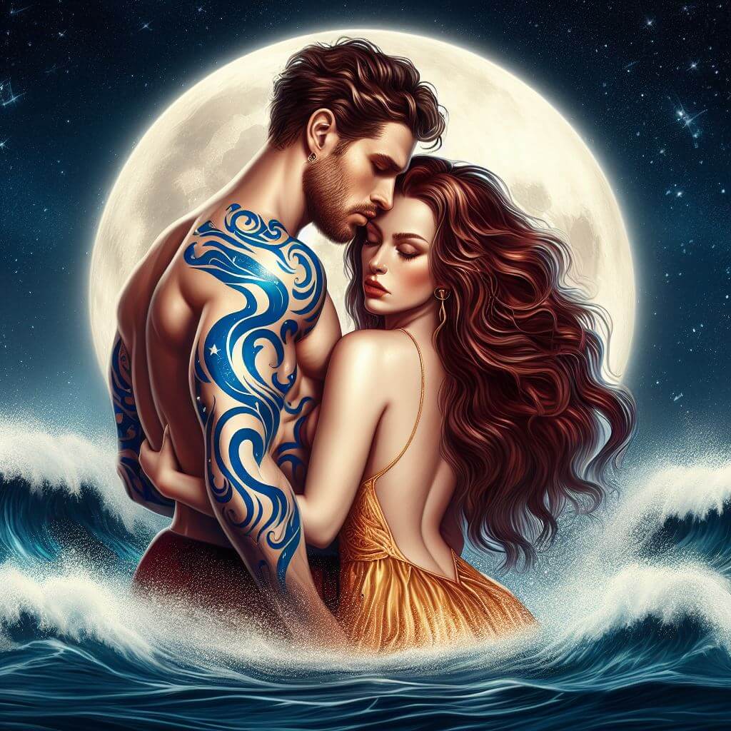 Aquarius Man and Leo Woman Zodiac